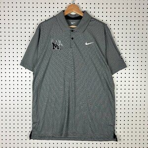 1 Cent Memphis Tigers Polo Large Gray Dri Fit Basketball PE Penny Hardaway Nike
